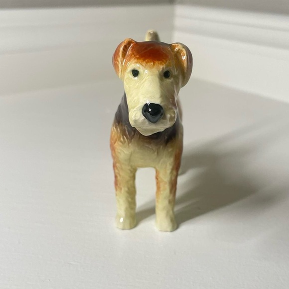 West Germany Goebel Dog Figurine Statue Wire Hair Fox Terrier Home Decor - Picture 2 of 8